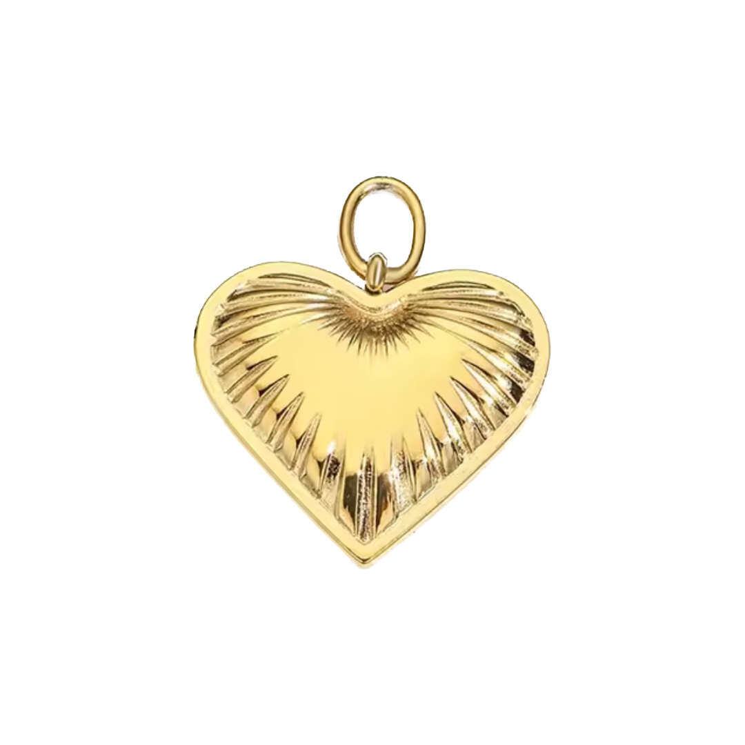 Heart of Gold Charm