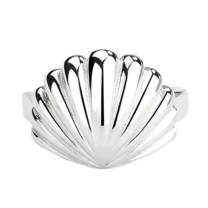 Silver Shell Ring