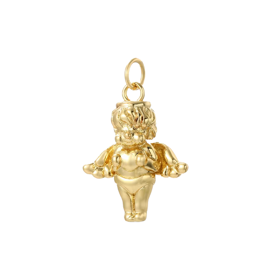 Golden Cherub Charm