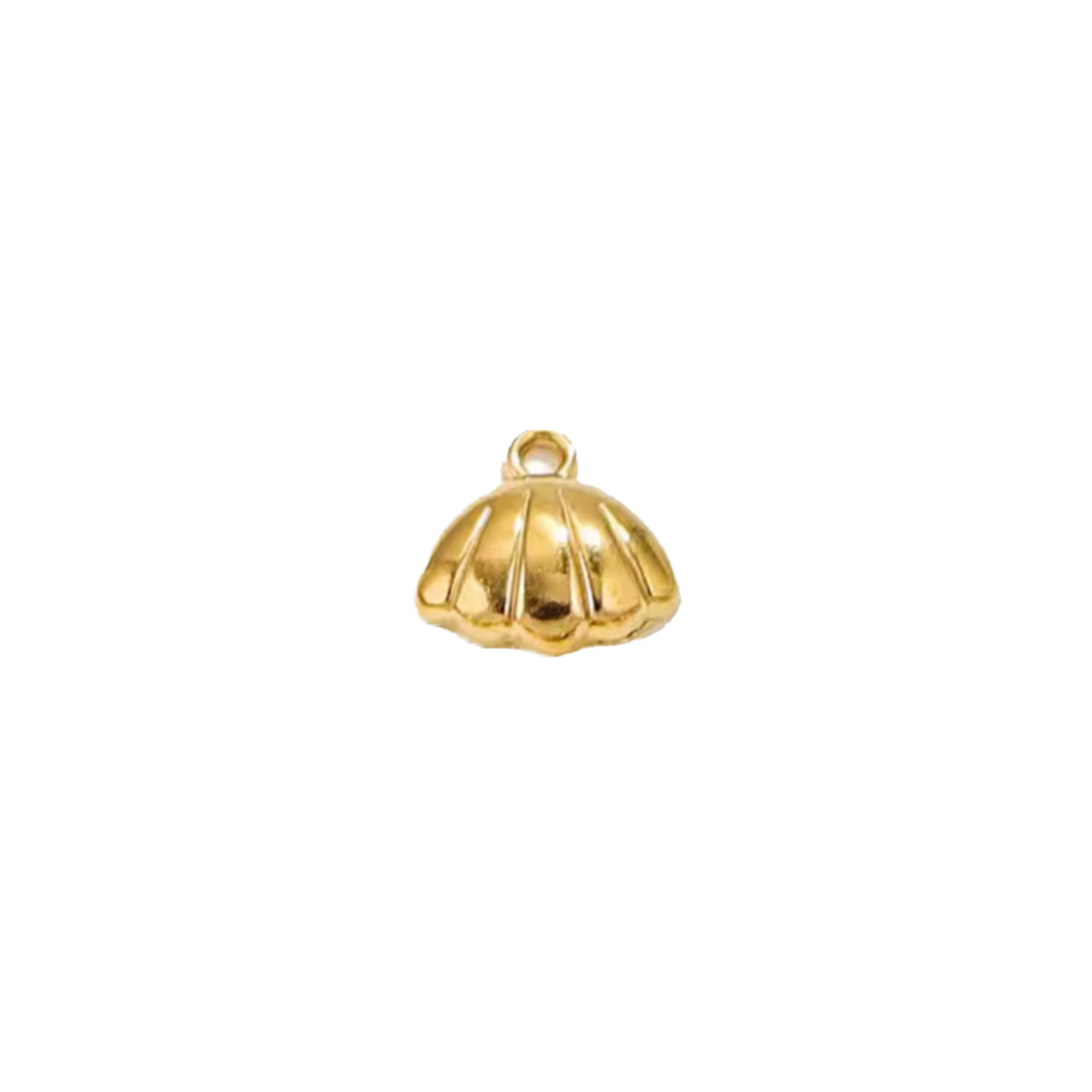 Gold Mini Shell Charm