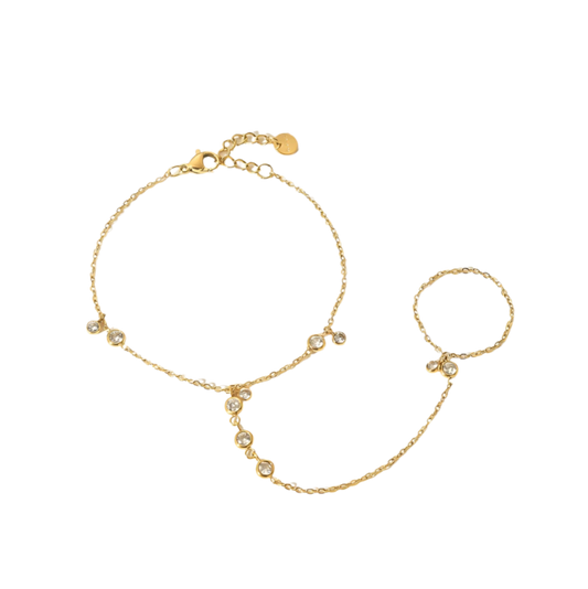 Gold Twinkle Hand Chain