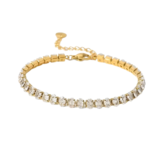 Gold Tennis Bracelet