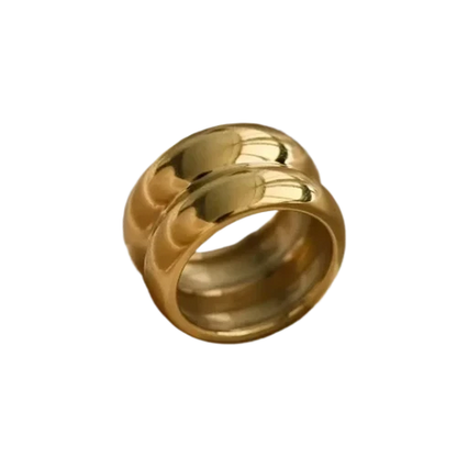 Gold Double Ring