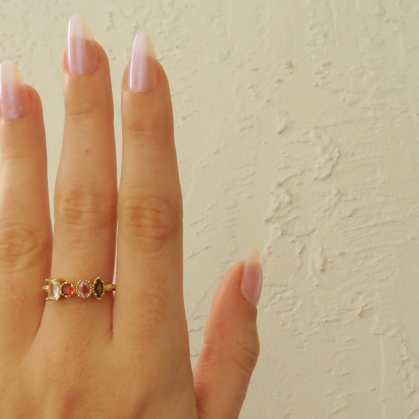 Gold Stones Ring