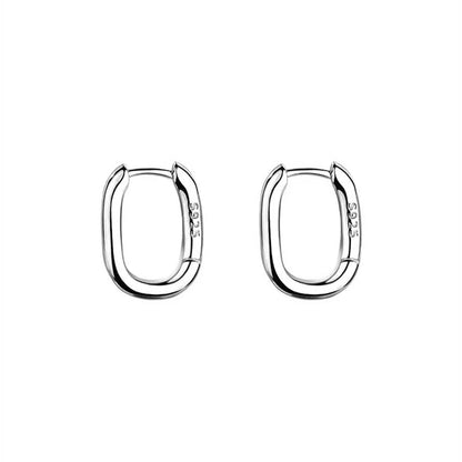 Silver Hoop Earrings