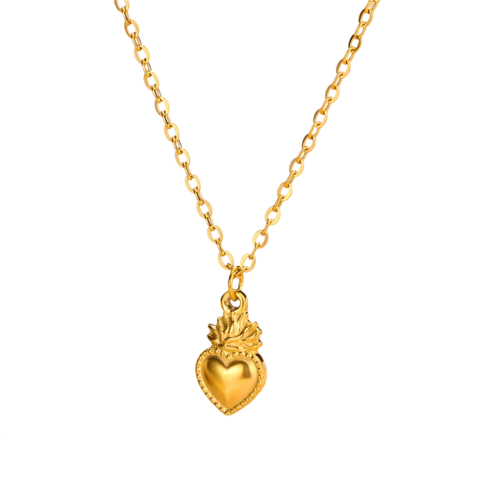 Gold Small Heart Necklace