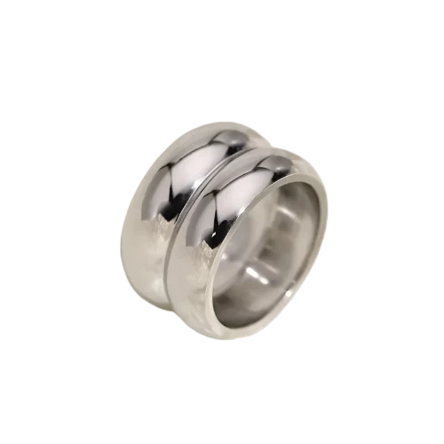 Silver Double Ring