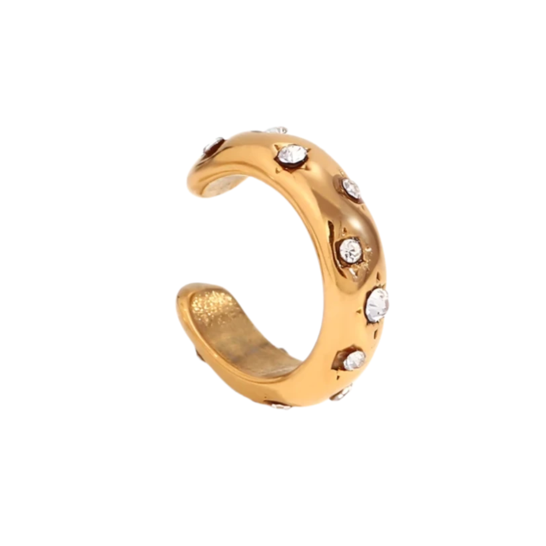 Gold Studded Ear Cuff