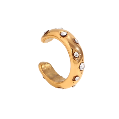 Gold Studded Ear Cuff