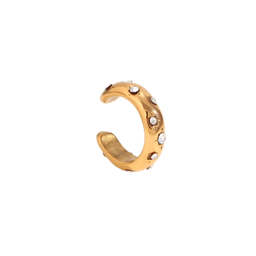 Gold Studded Ear Cuff