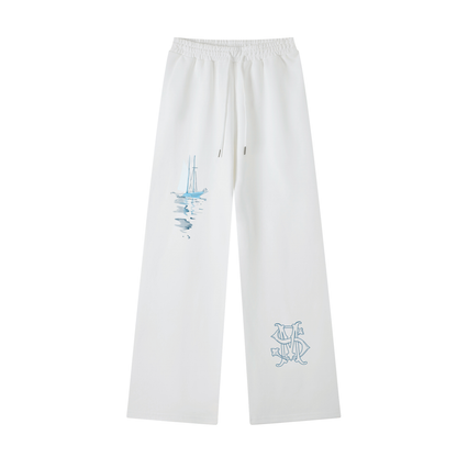 Sail Away Straight-Leg Sweatpants